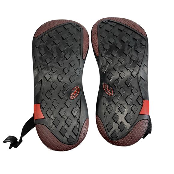 Chaco Mens Sandals Size 9 Orange Black